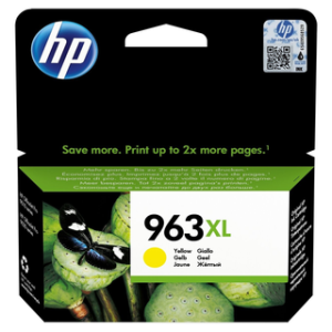HP 963XL High Yield Yellow Original Ink CartridgePour OJ 9010/9013/9020