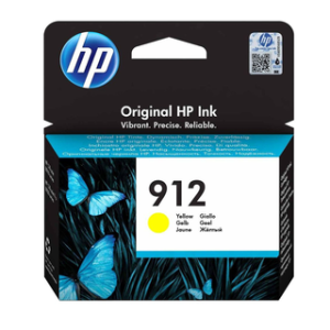HP 912 Yellow Original Ink Cartridge Pour OJ 8023