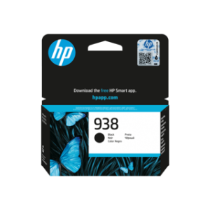 HP 938 Black Original Ink Cartridge 1250 Pages pour OJ Pro 9730 & 9130 3Mois