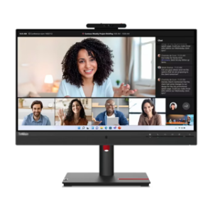 LENOVO ThinkVision T24mv-30 23.8 FHD IPS HDMI USB C Ethernet Speakers ,Webcam 36M