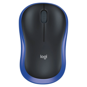 LOGITECH Wireless Mouse M185 Blue,WER Occident Packaging