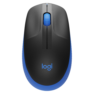 LOGITECH M190 Full-size wireless mouse - BLUE - EMEA 12M