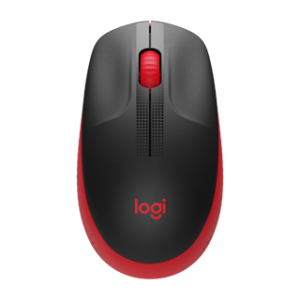 LOGITECH M190 Full-size wireless mouse - RED - EMEA 12M