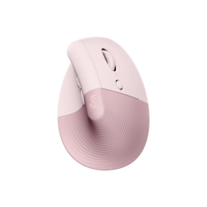 LOGITECH Lift Vertical Ergonomic Mouse - ROSE/DARK ROSE - 2.4GHZ/BT -