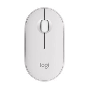 Logitech Pebble Mouse 2 M350s - TONAL WHITE - BT - N/A - EMEA-808 - DONGLELESS