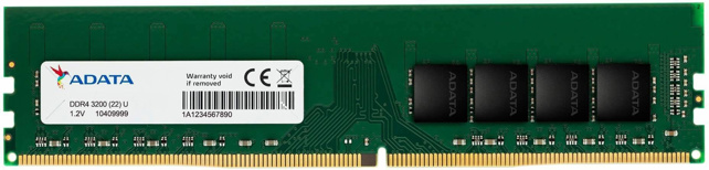 ADATA Barrette mémoire DDR4-3200 U-DIMM 8GB DESKTOP