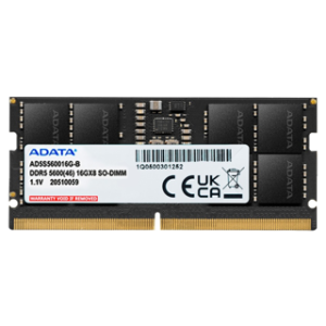 ADATA Barrette mémoire 16GB DDR5 5600 MT/S SO-DIMM Laptop 12M