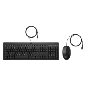 HP PACK CLAVIER/SOURIS 225 Wired Mouse and KB G2 12 Mois