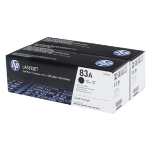 HP 83A 2-pack Black Original LaserJet Toner Cartri