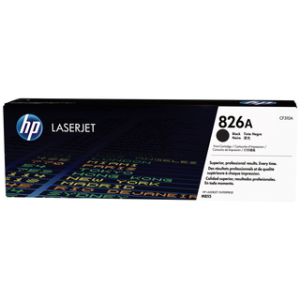 HP 826A Black Original LaserJet Toner CartridgeHP CLJ M855 Crtg Blk