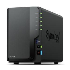 SYNOLOGY DiskStation DS225+ 2Bay Celeron J4125 4cores 2Ghz 2GB 1x1GbE 1x2.5GbE RJ45 2xUSB3.2 36M