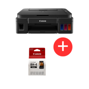Promo Canon Ink tank PIXMA G3410 MFP 3en1 Réseau Wifi Black 9ppm/color 5ppm A4 24M+ PRINTHEAD BLACK