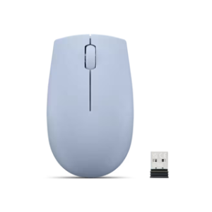 LENOVO 300 Wireless Compact Mouse (Frost Blue) with battery Frost Blue
