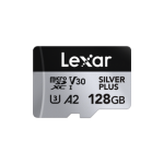 LEXAR CARTE SD MS Silver Plus 128GB Professional SILVER PLUS microSDXC™ UHS-I cards,up to 205MB 12M