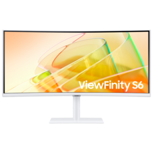 SAMSUNG moniteur curved 34" Résolution QHD serie 6 Blanc Ratio 21:9 Garantie12M